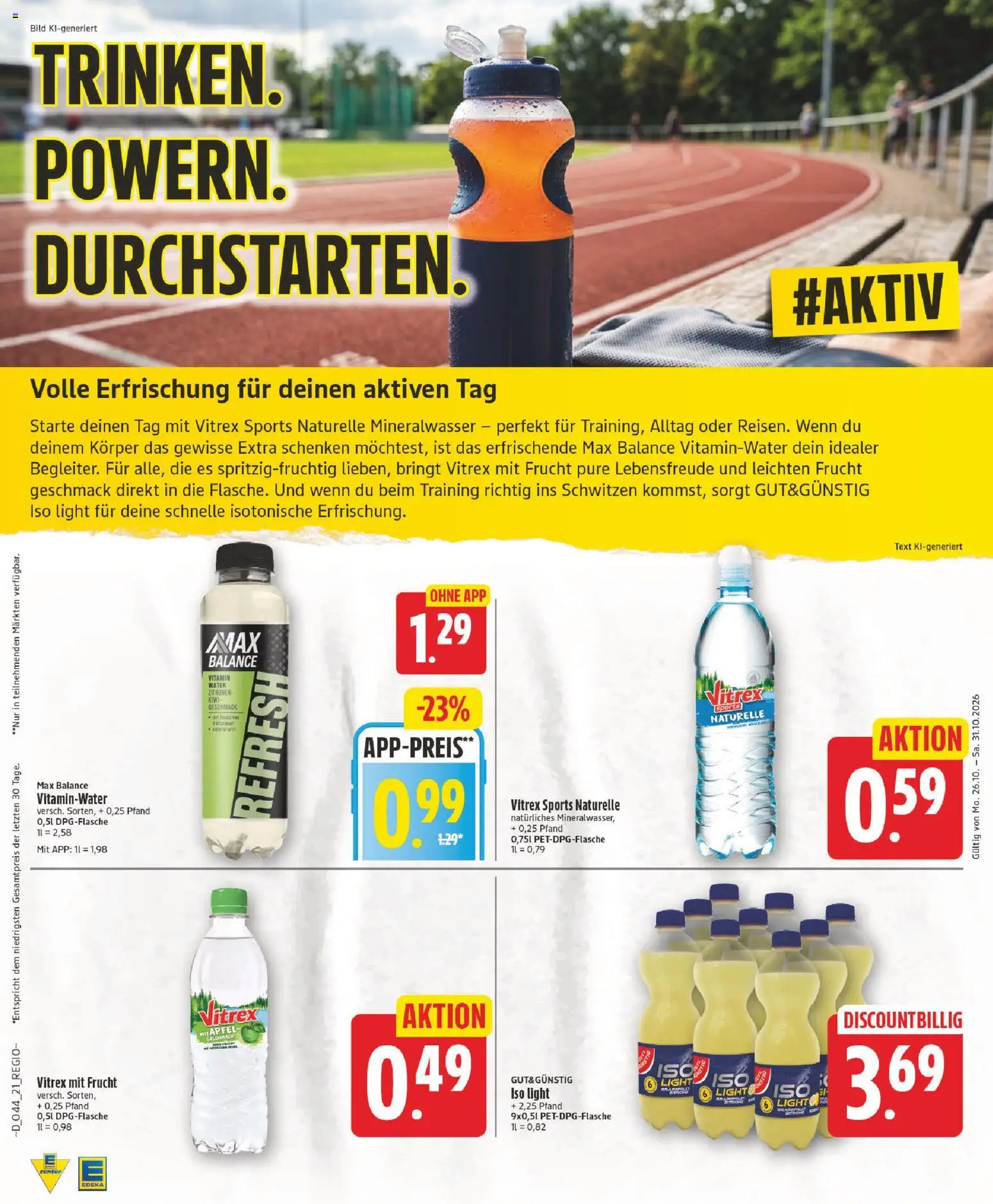 Vorschau von dem Prospekt des Geschäftes Edeka, gültig ab dem 26.10.2026