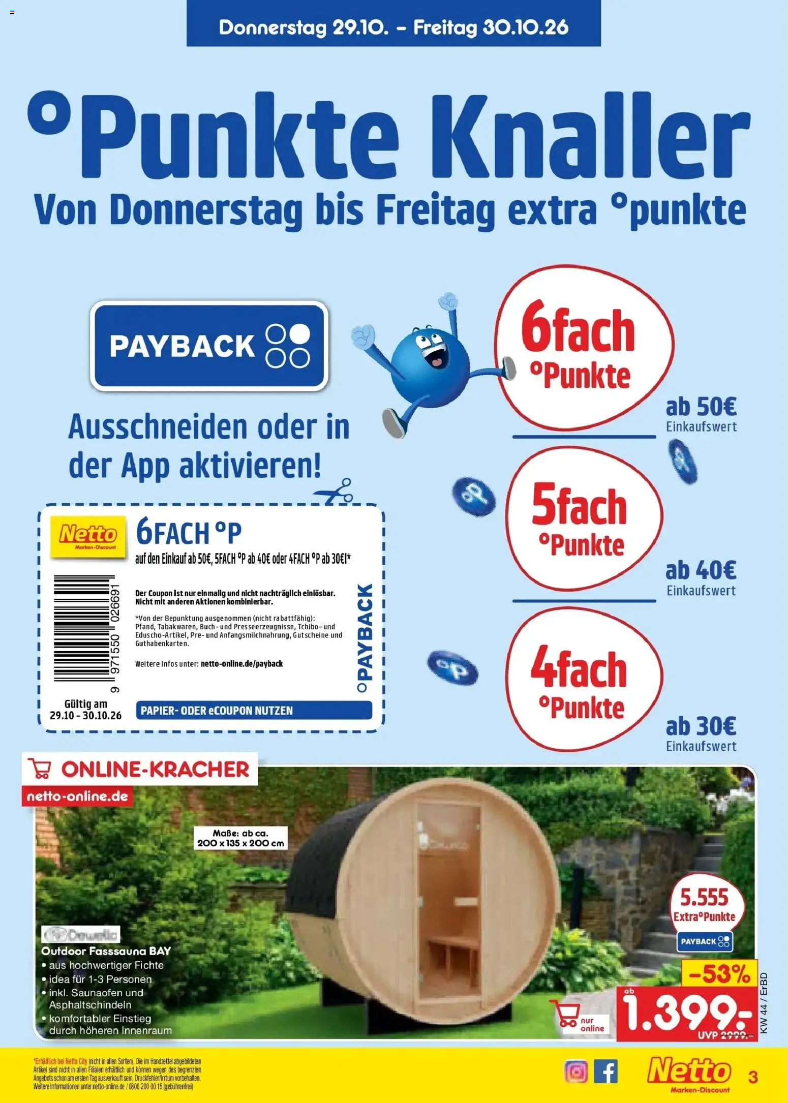 Vorschau von dem Prospekt des Geschäftes Netto Marken-Discount, gültig ab dem 26.10.2026
