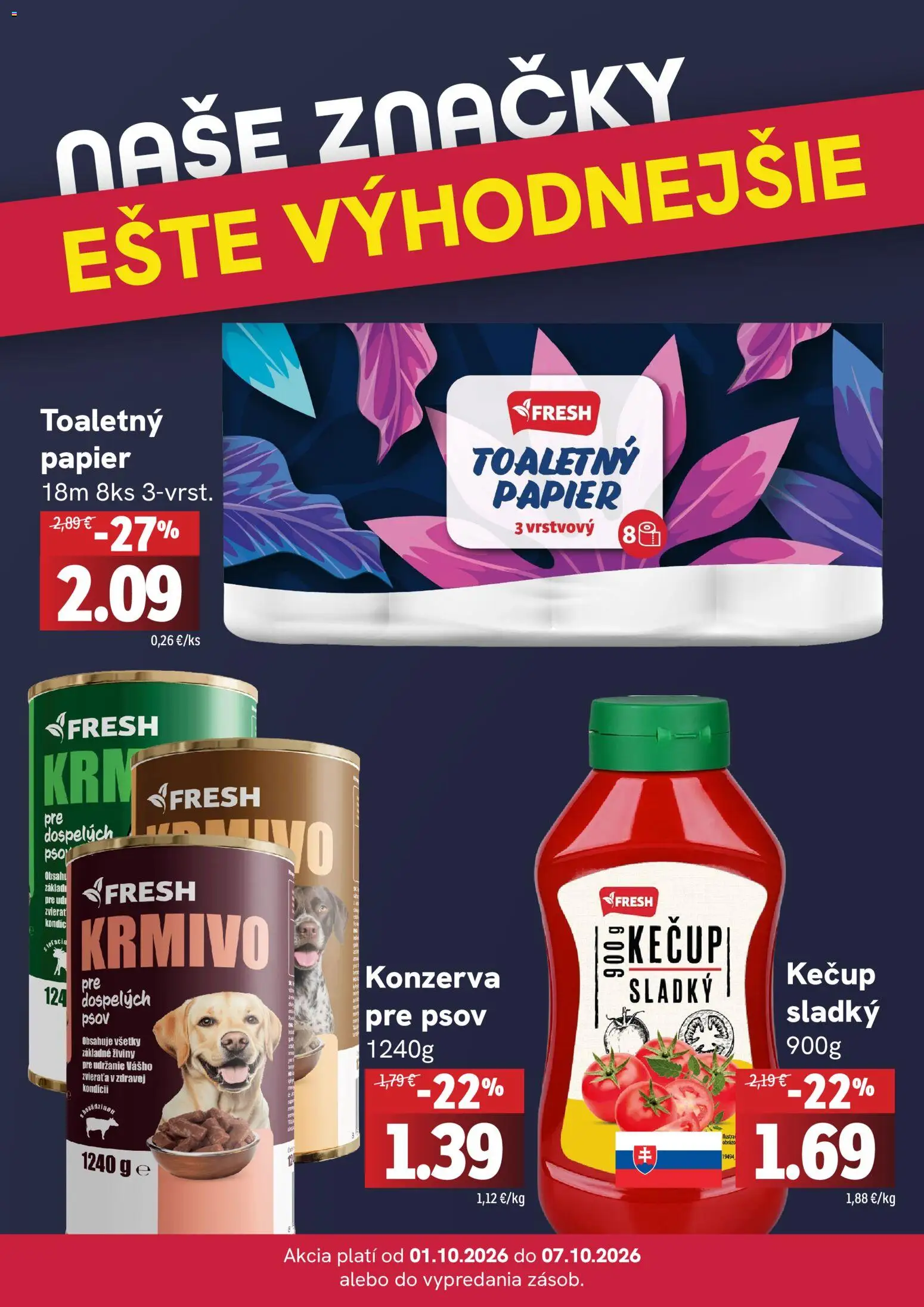 Náhľad Fresh letáku platného od 01.10.2026