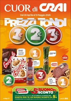 Anteprima dell'opuscolo CRAI volantino Cuor di Crai Alessandria dal negozio CRAI valido da 30/04/2026