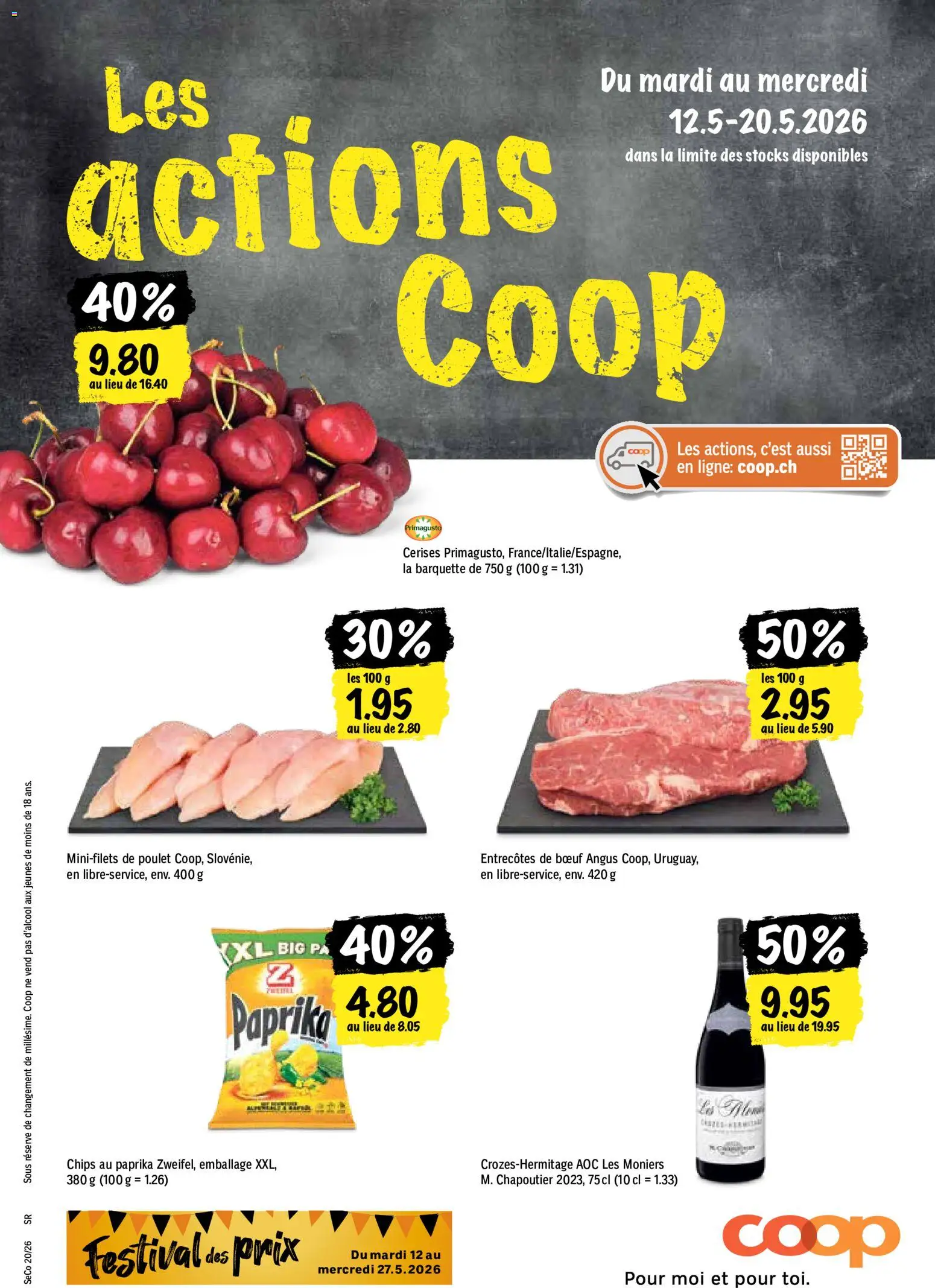 Vorschau des Merkblatts Coop aktionen FR vom Shop Coop gültig von 12.05.2026 bis 20.05.2026