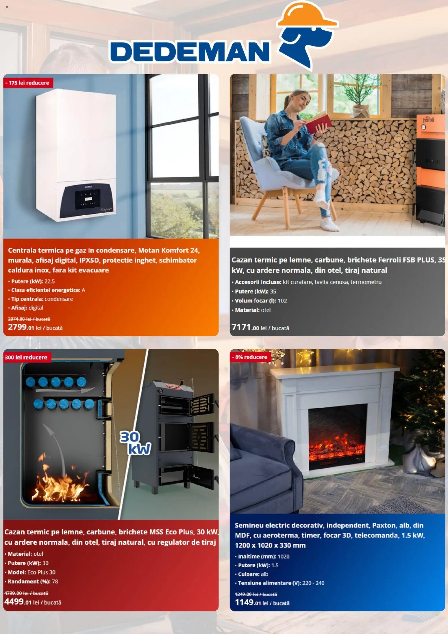 Previzualizarea de cataloage: Dedeman Dedeman Catalog valabil de la 01.10.2026 - Termometru, Plus, Tip, Brichete, Șemineu