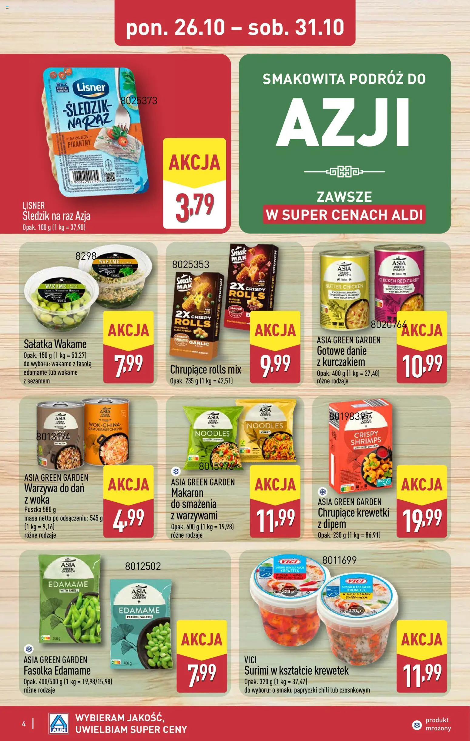 Pogląd gazetki "Aldi gazetka - Smakowita podróż" ze sklepu Aldi ważnej od 26.10.2026