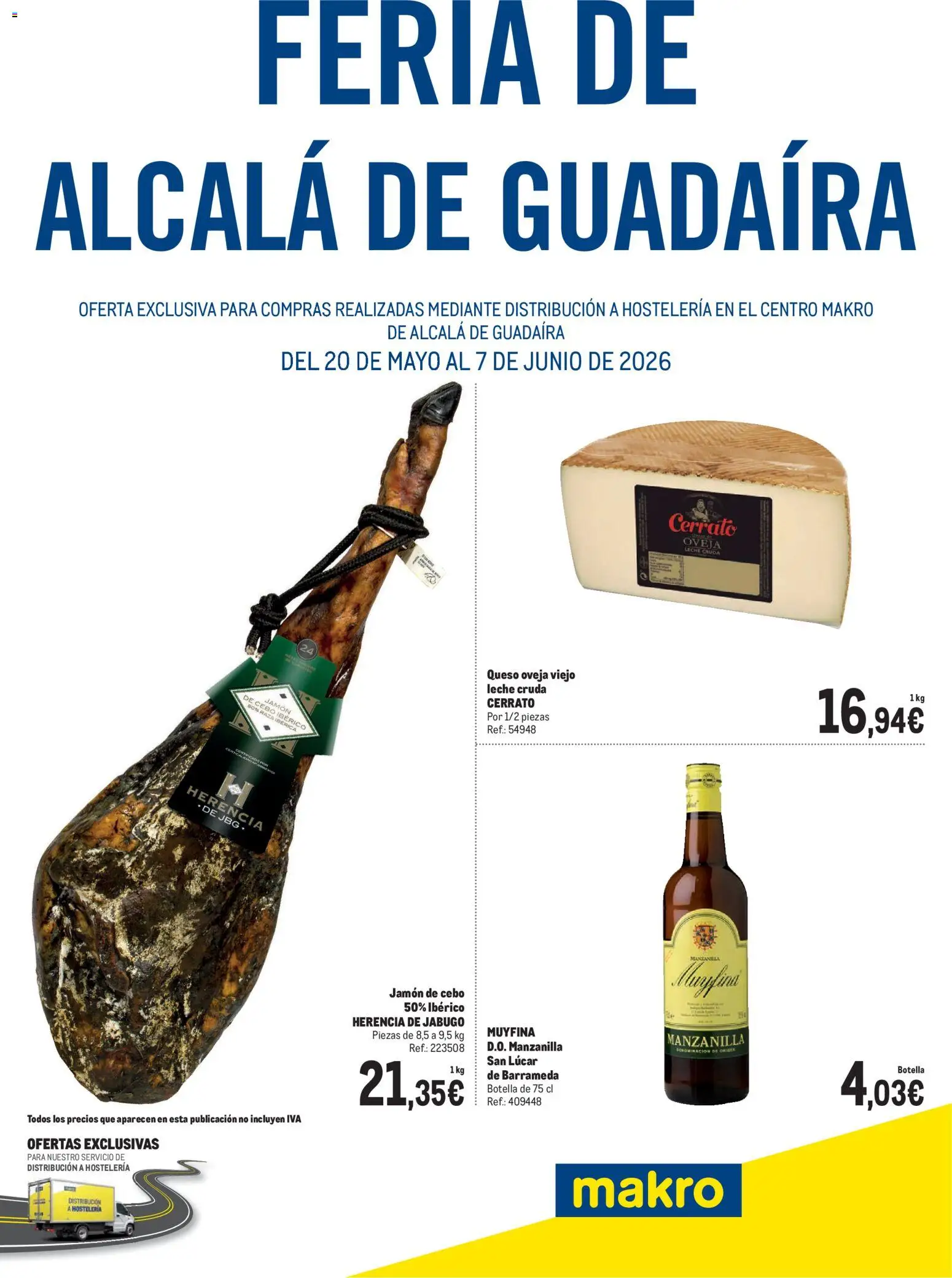 Vista previa del folleto de la tienda Makro válido desde el 20/05/2026 - Jamón, Queso, Leche