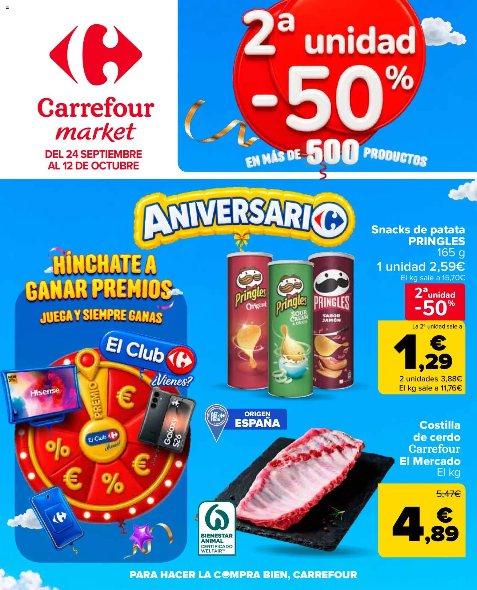 Vista previa del folleto de la tienda Carrefour Market válido desde el 24/09/2026 