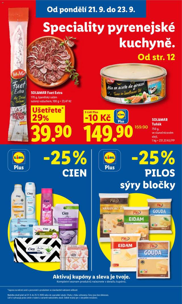 Nový Lidl leták od 21.09.