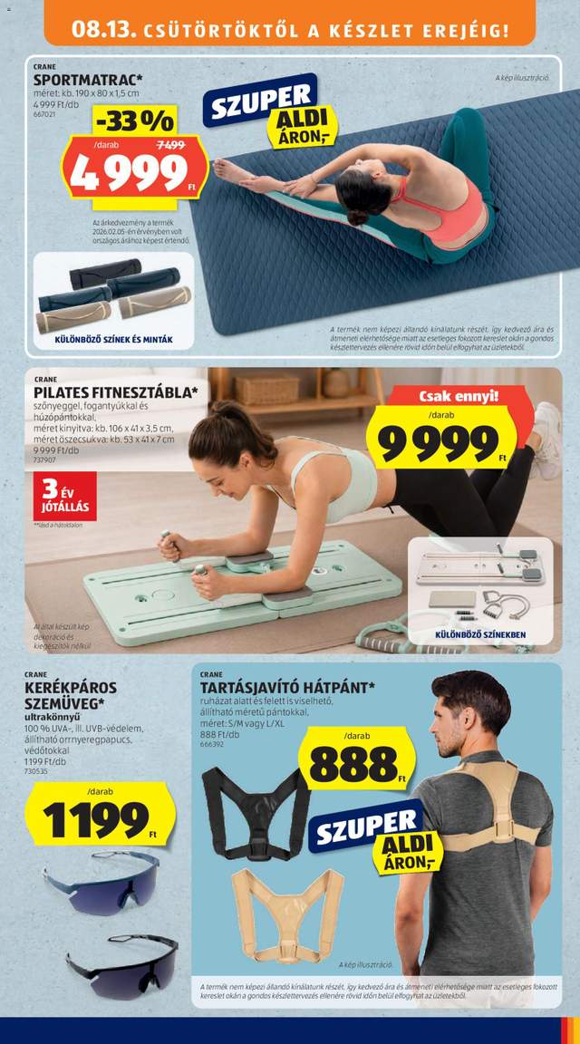 Új Aldi akciós újság 08.13.