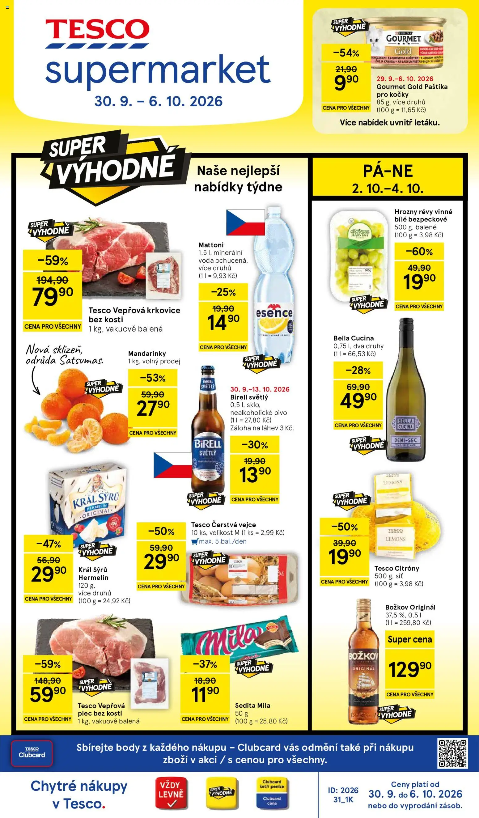 Náhled nabídky: Tesco Tesco leták - Supermarket platný od 30.09.2026