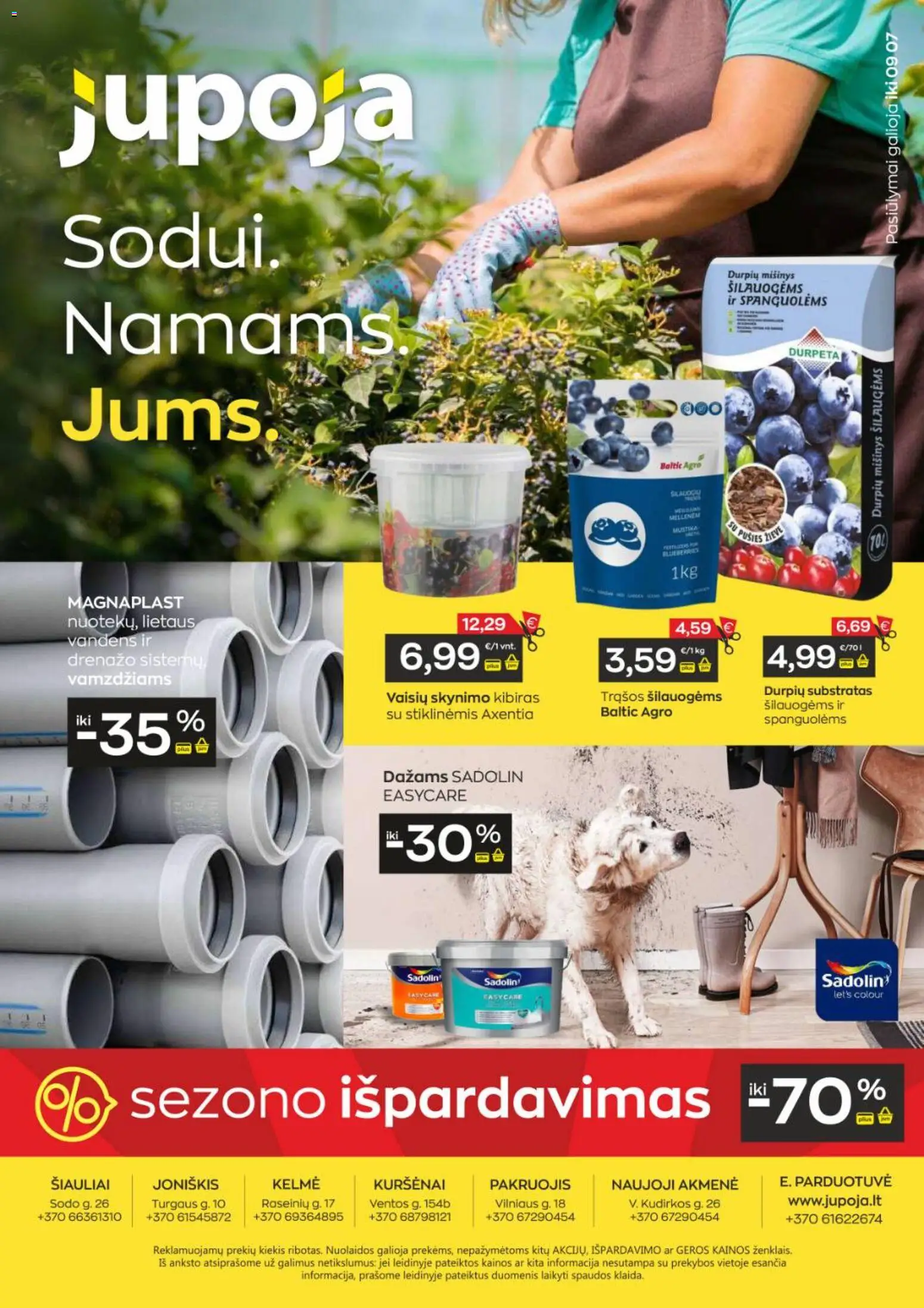 Jupoja parduotuvės leidinio Jupoja leidinys galiojančio nuo 2026.08.11 peržiūra - Kibiras