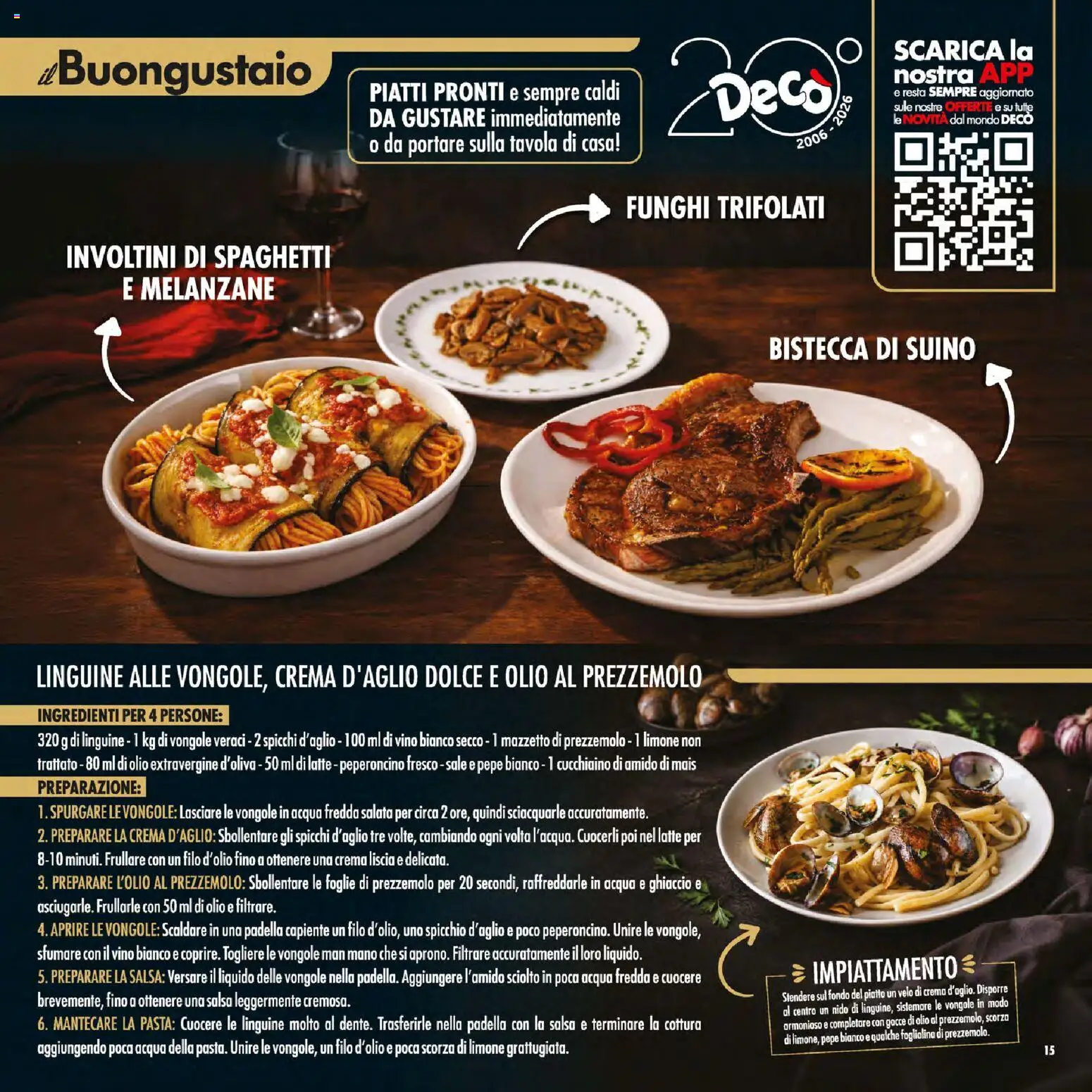 Anteprima dell'opuscolo Decò volantino Gourmet Sicilia dal negozio Decò valido da 01/09/2026 - Pasta, Sale, Melanzane, Linguine, Ghiaccio, Ingredienti, Vino bianco, Piatti pronti