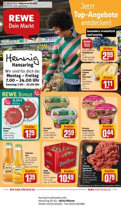 Vorschau von dem Prospekt des Geschäftes Rewe, gültig ab dem 05.10.2026