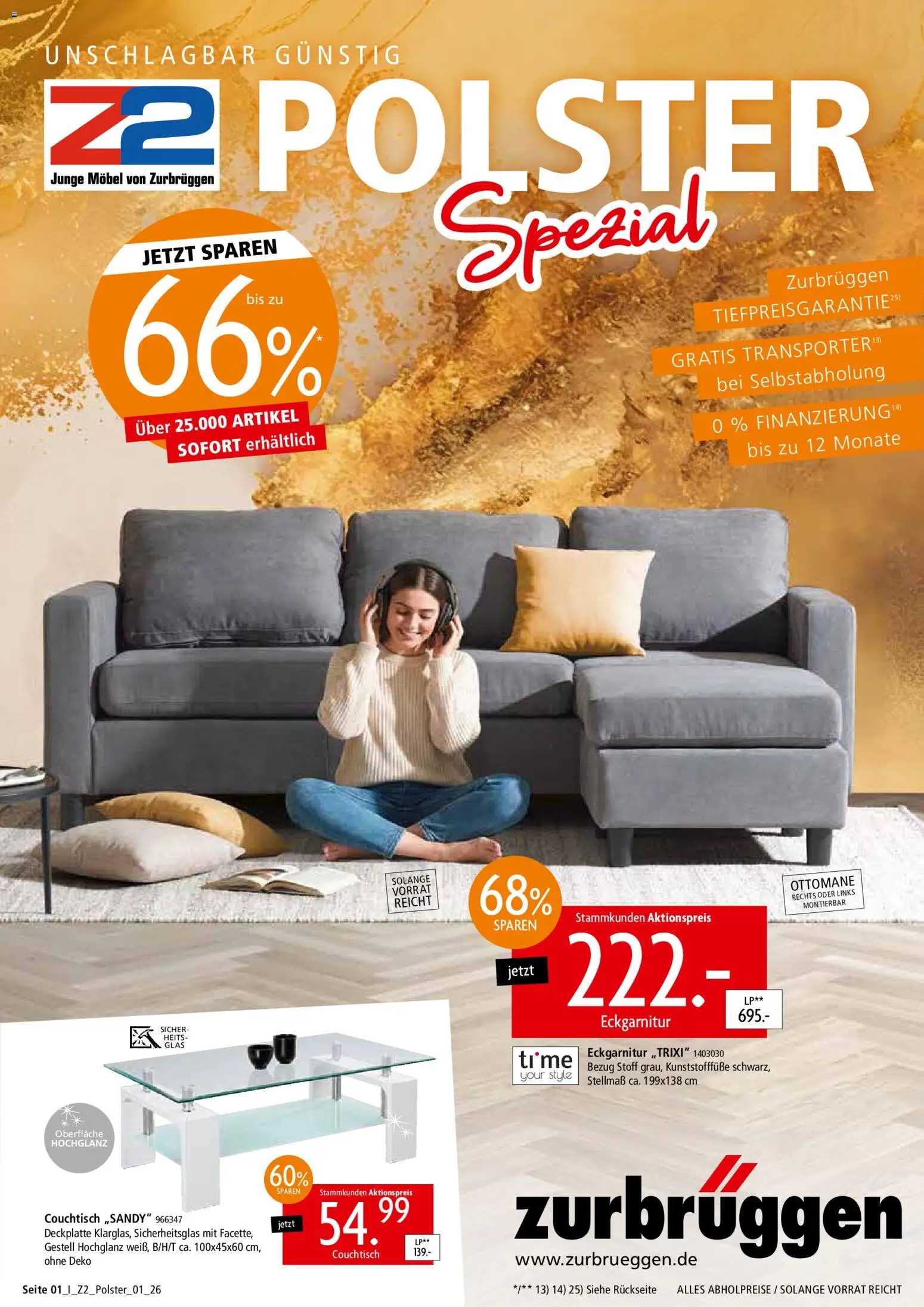 Vorschau von dem Prospekt des Geschäftes Zurbrüggen, gültig ab dem 08.06.2026