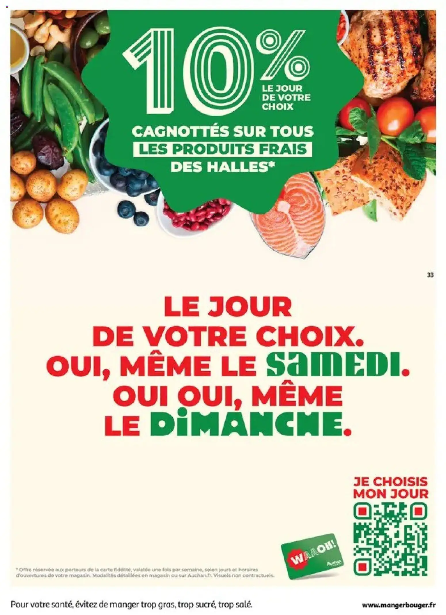 Prévisualisation de Auchan 25 jours 1 supers du magasin Auchan formulaire valide 27/10/2026
