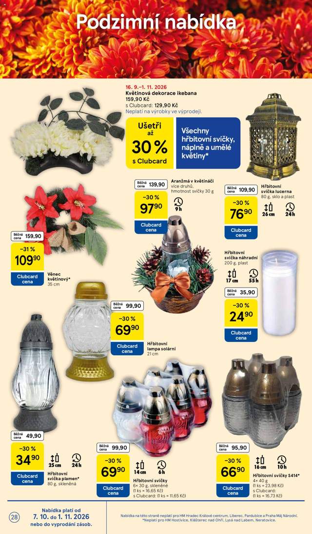 Nový Tesco leták od 21.10.
