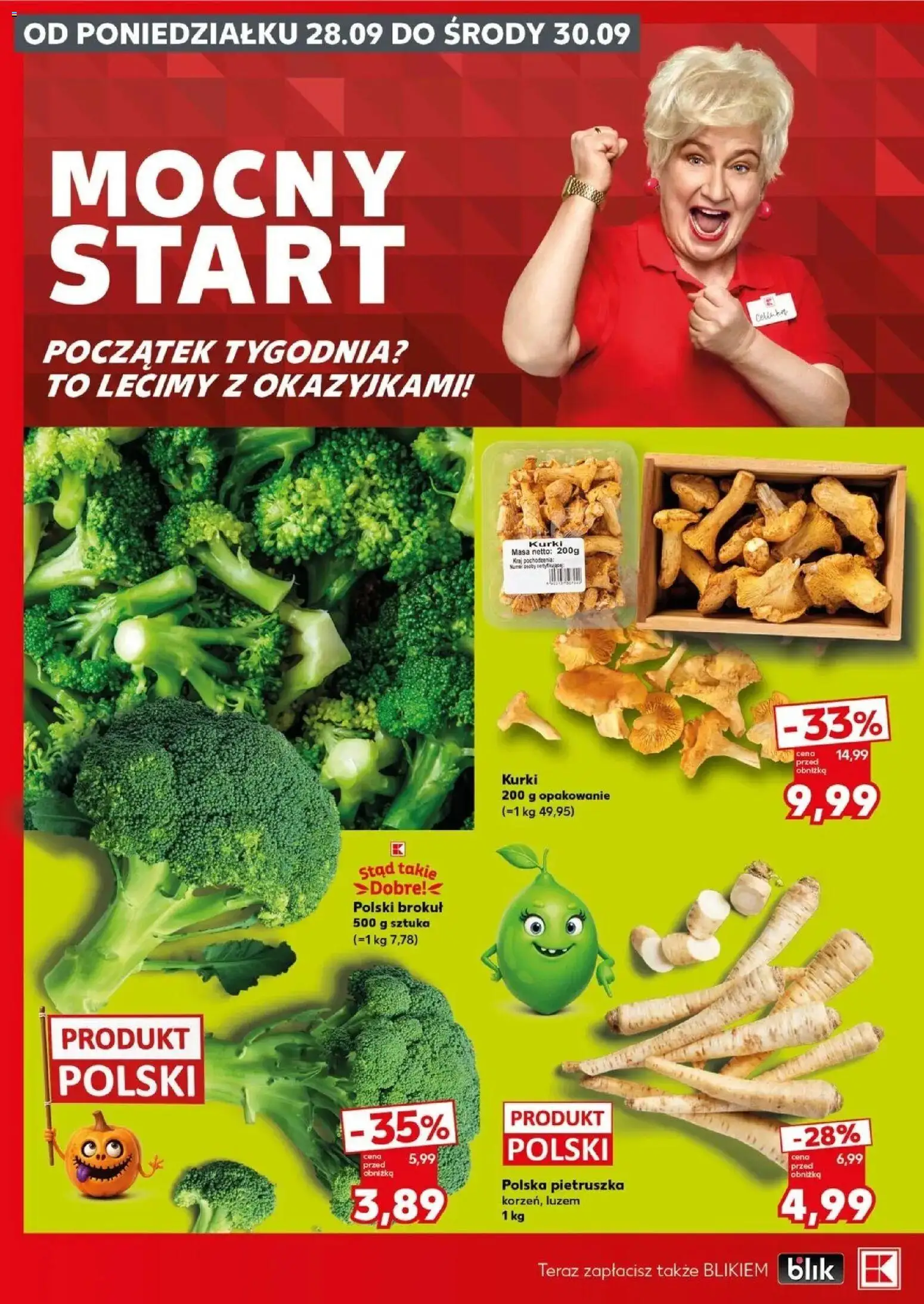 Pogląd gazetki "Kaufland gazetka - Mocny start" ze sklepu Kaufland ważnej od 28.09.2026