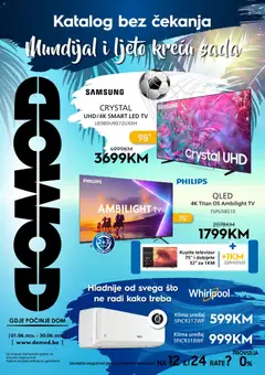 Pregled letka Katalog trgovine Domod vrijedi od 01.06.2026