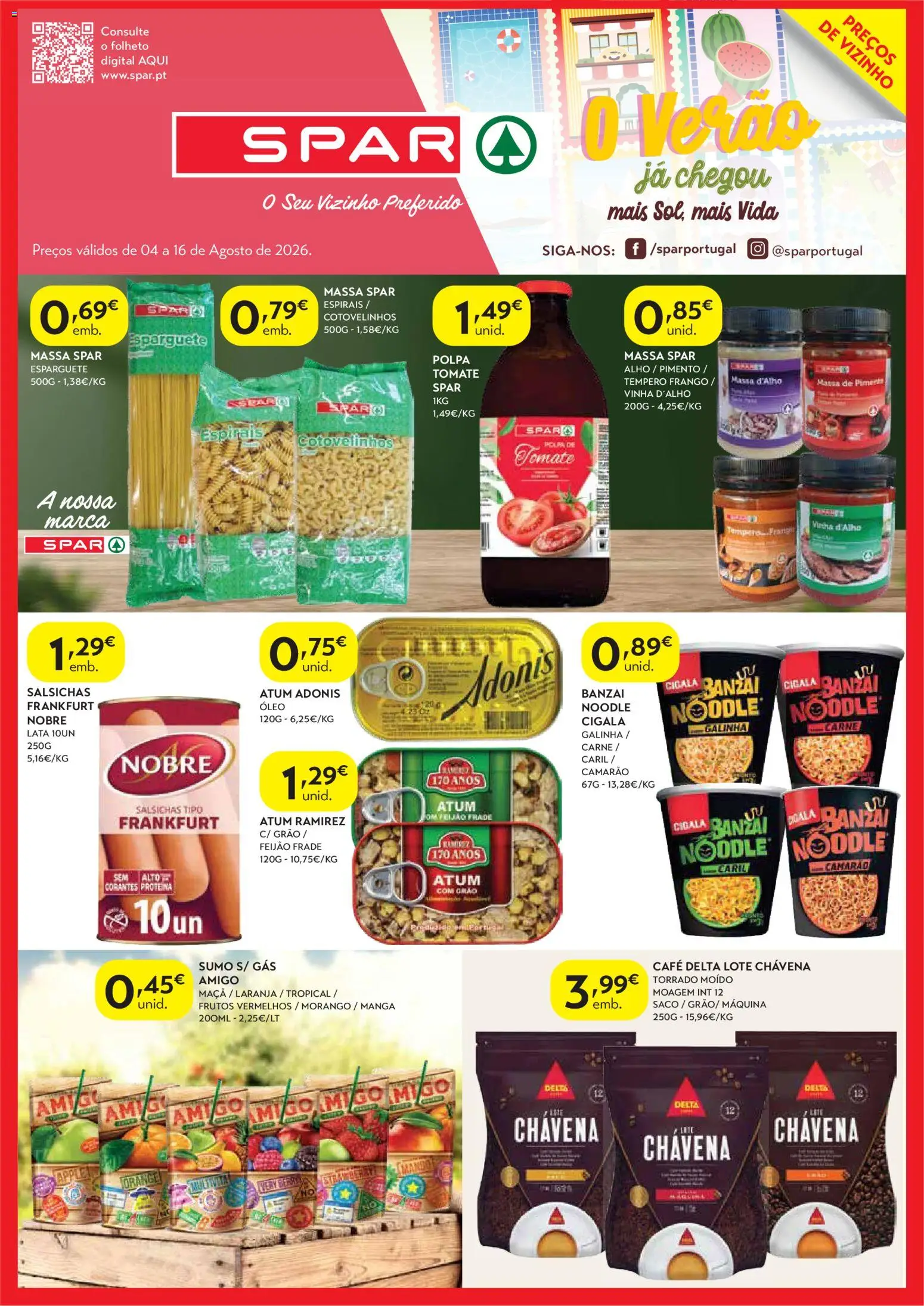 Pré-visualização do folheto da loja Spar válida a partir de 04/08/2026