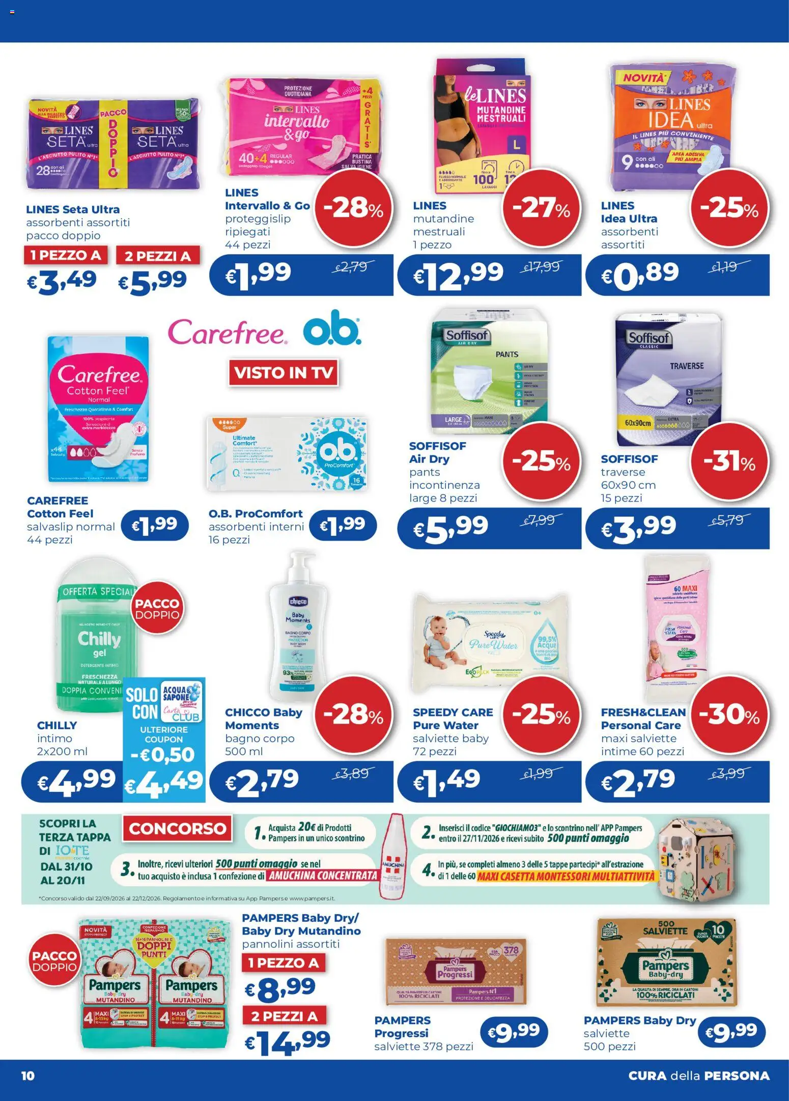 Anteprima dell'opuscolo Acqua e Sapone volantino 15 dal negozio Acqua e Sapone valido da 02/11/2026 - Acqua, Bagno, Pampers, Intimo, Assorbenti, Detergente, Salvaslip, Mutandine