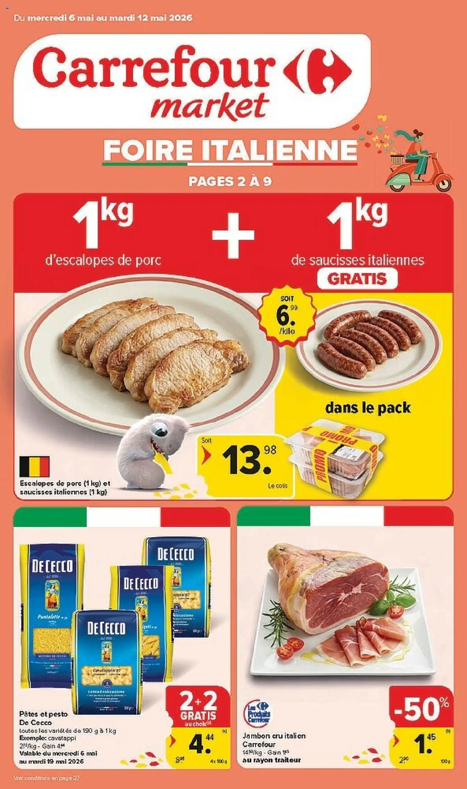 Voorbeeld van Carrefour market Folder de la semaine 19 van winkel Carrefour market geldig vanaf 06/05/2026