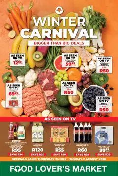 Preview of Food Lover's Market flyer valid from 23/07/2026