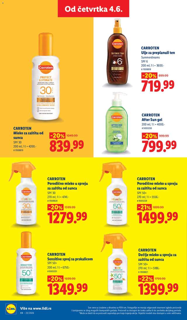 Novi Lidl katalog od 04.06.