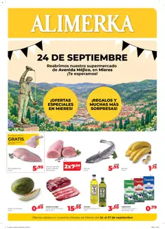 Vista previa del folleto de la tienda Alimerka válido desde el 24/09/2026 