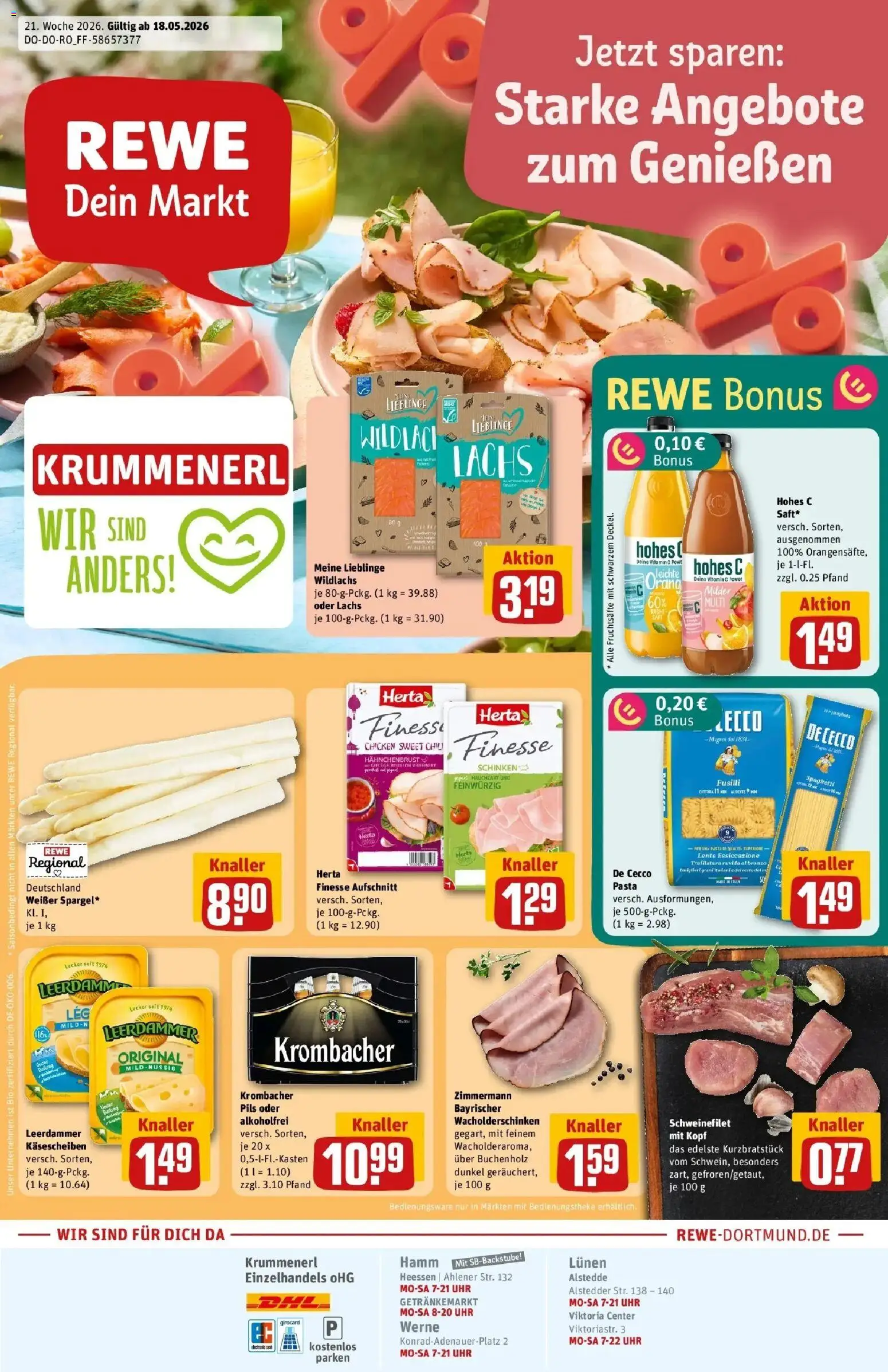 Vorschau von dem Prospekt des Geschäftes Rewe, gültig ab dem 17.05.2026
