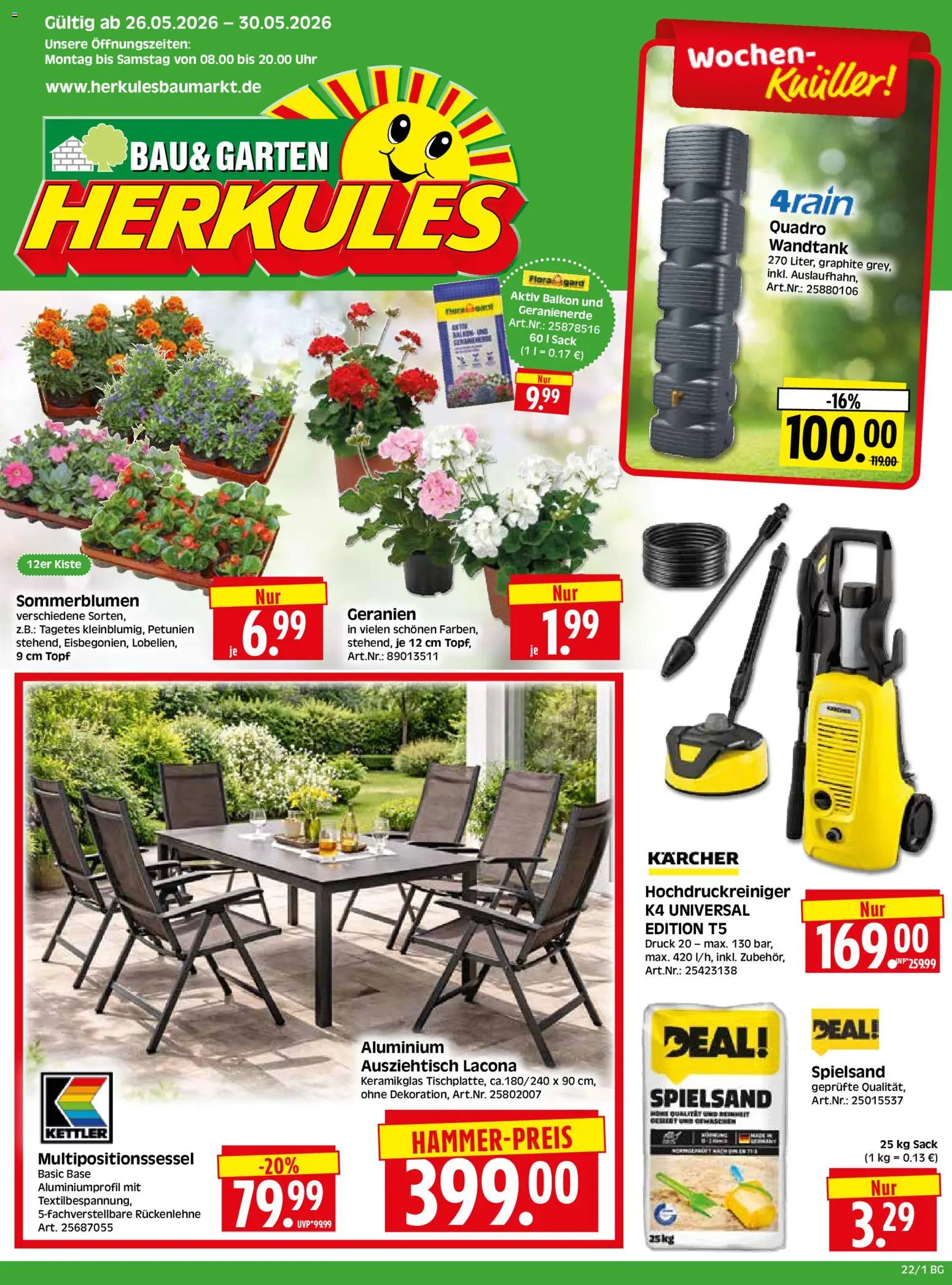 Vorschau von dem Prospekt des Geschäftes HERKULES, gültig ab dem 26.05.2026