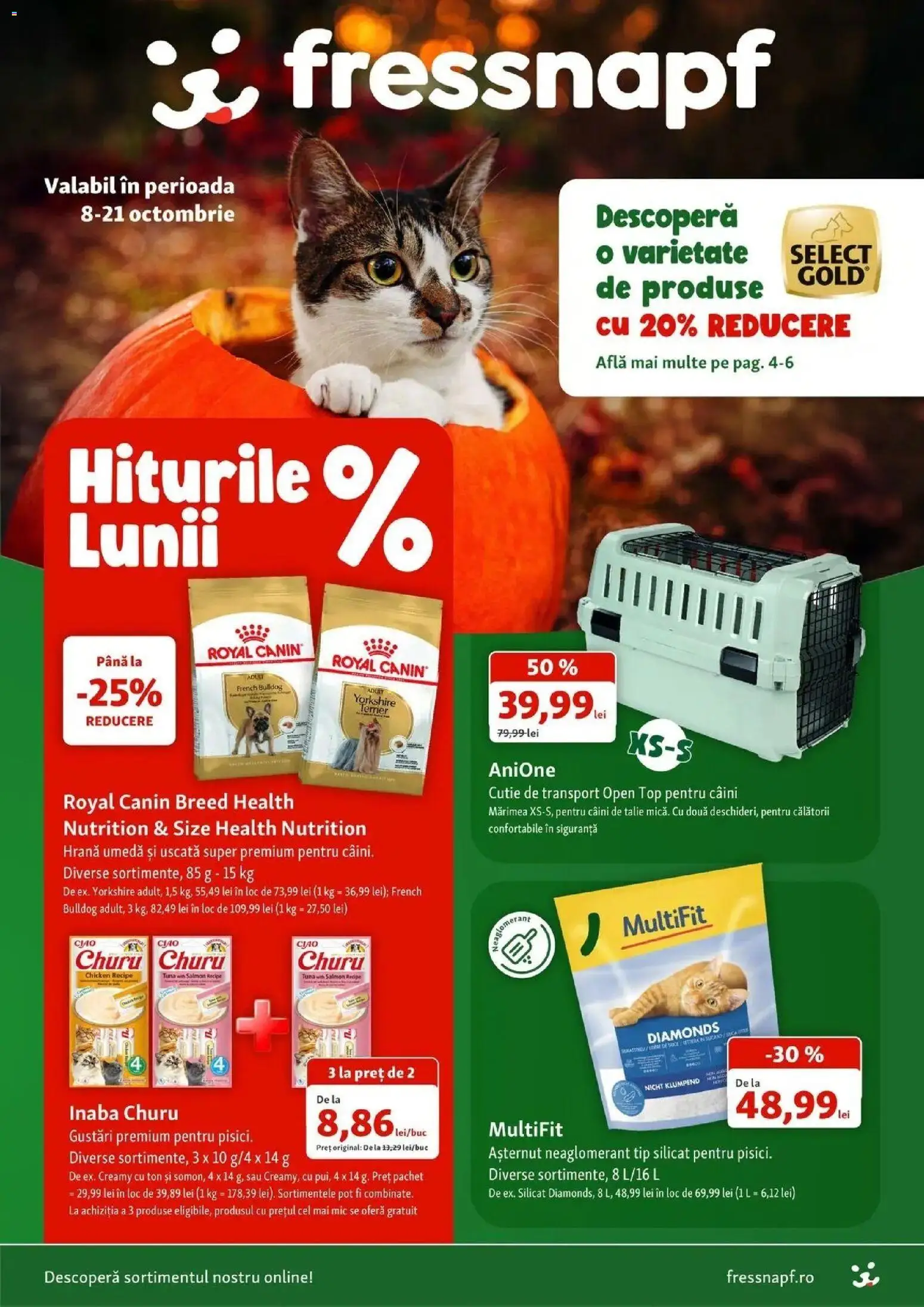 Previzualizarea de cataloage: Fressnapf Fressnapf Catalog actual valabil de la 08.10.2026