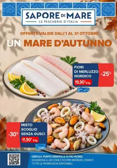 Anteprima dell'opuscolo Sapore di mare volantino Piacenza dal negozio Sapore di mare valido da 01/10/2026