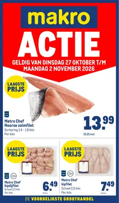 Voorbeeld van Makro folder - Actie van winkel Makro geldig vanaf 27-10-2026