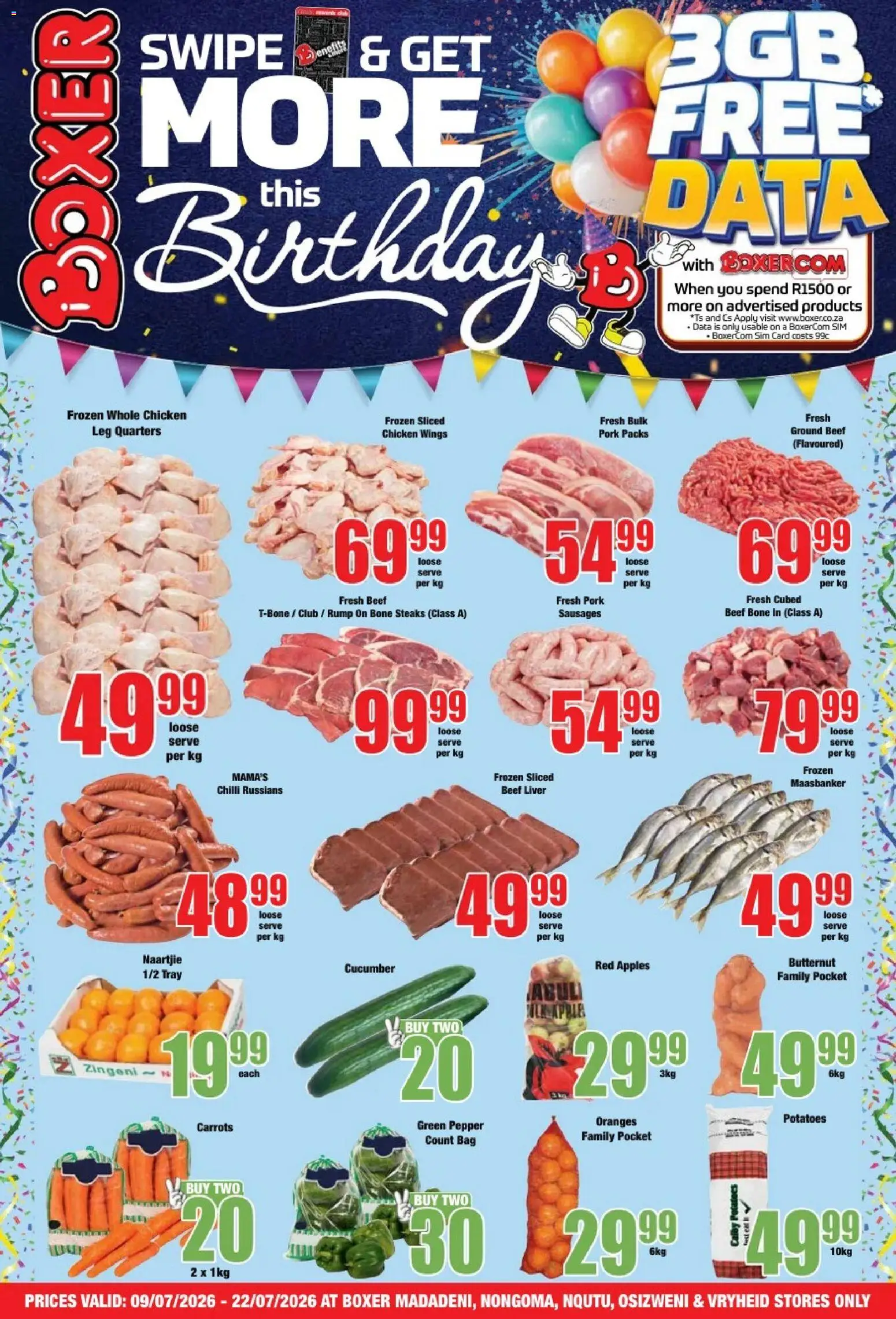 Preview of Boxer flyer valid from 09/07/2026