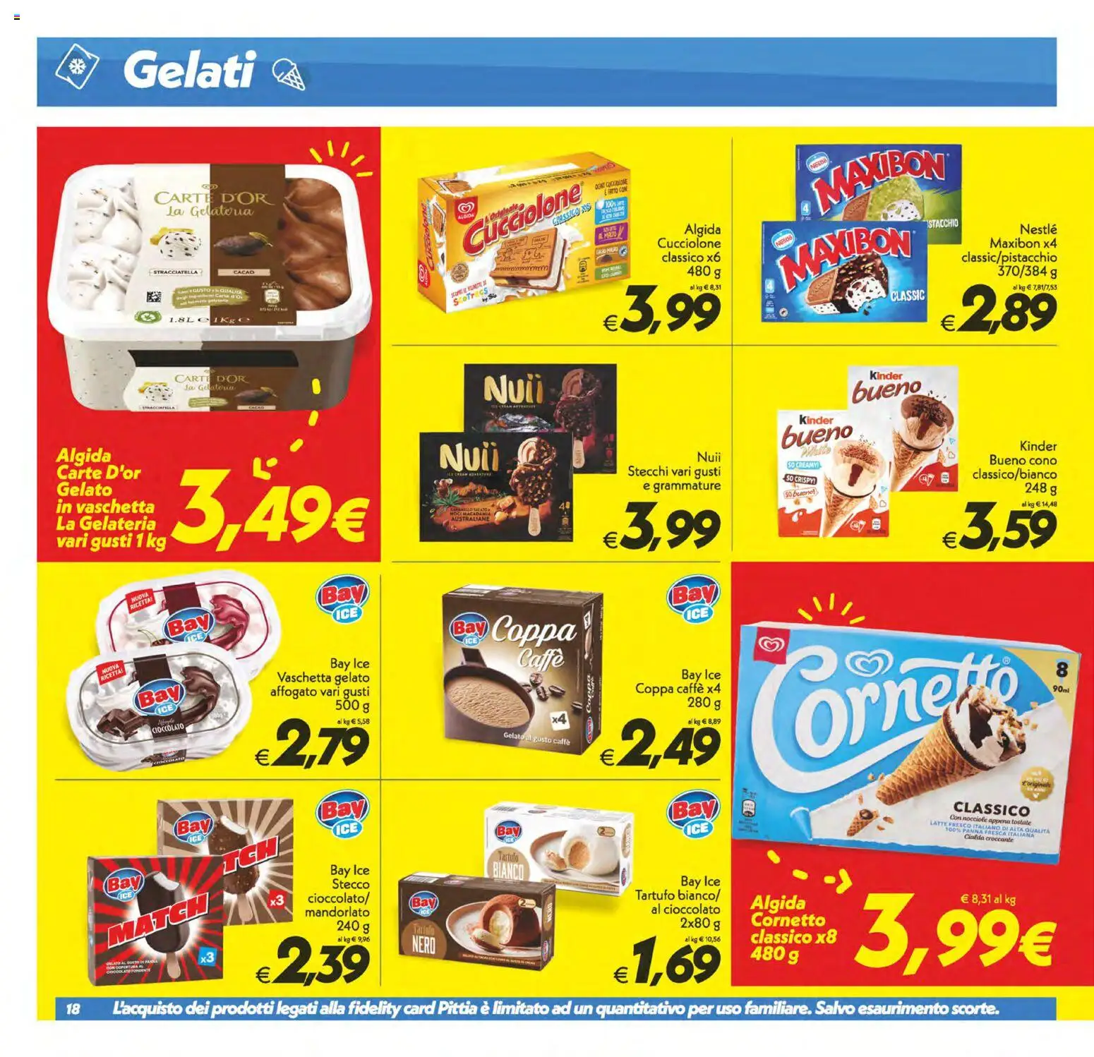 Anteprima dell'opuscolo SuperConveniente volantino Caltanissetta, San Cataldo, Avola, Lascari, Milazzo, Barcellona dal negozio SuperConveniente valido da 01/09/2026 - Gelato, Caffè, Cioccolato, Stracciatella, Nocciole, Panna, Cacao, Tè