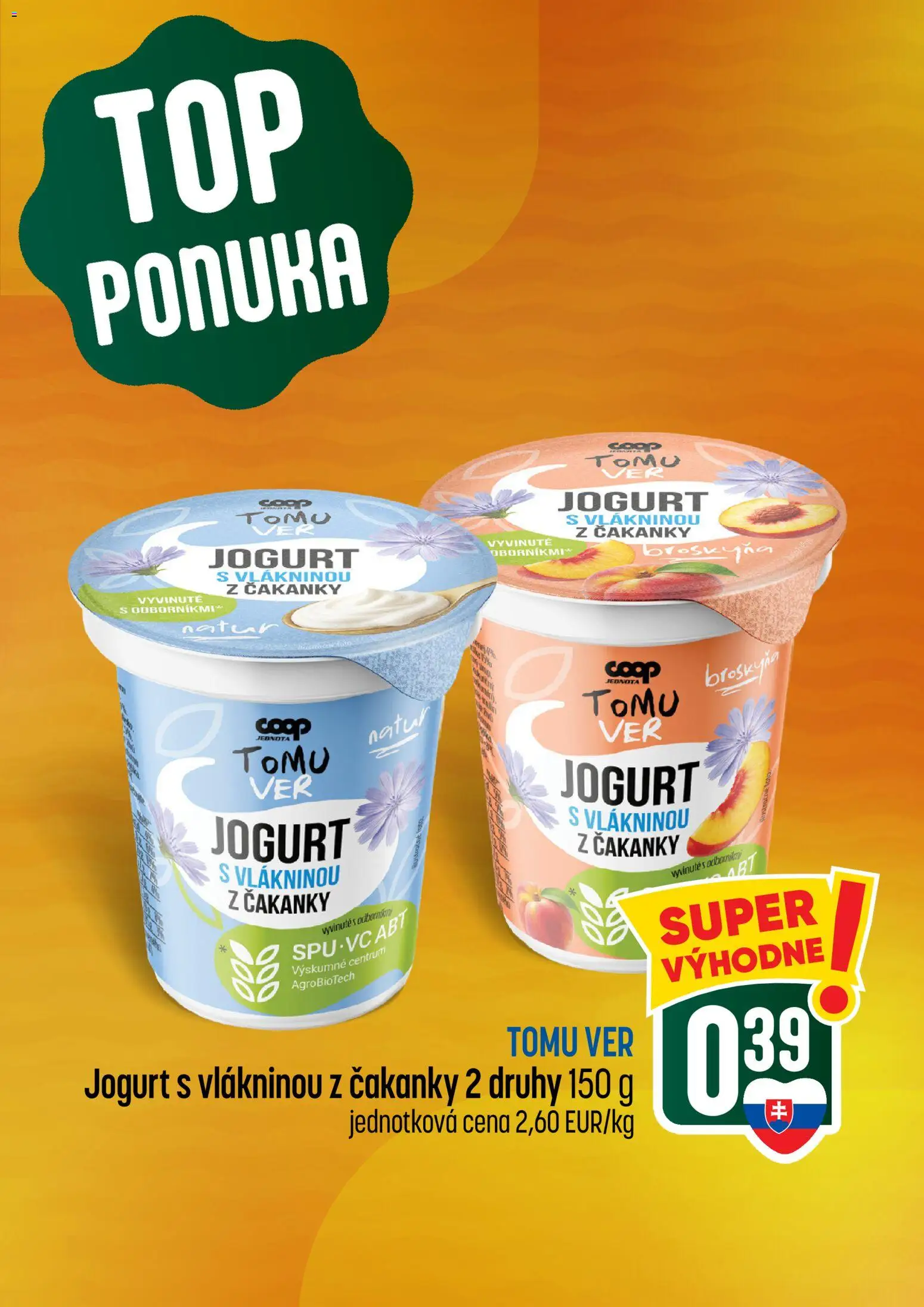 Náhľad COOP Jednota letáku platného od 08.10.2026 - Jogurt