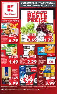 Vorschau von dem Prospekt des Geschäftes Kaufland, gültig ab dem 01.10.2026