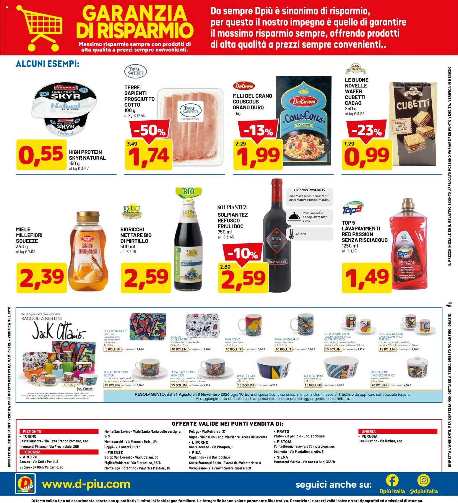 Anteprima dell'opuscolo D Più volantino dal negozio D Più valido da 26/10/2026