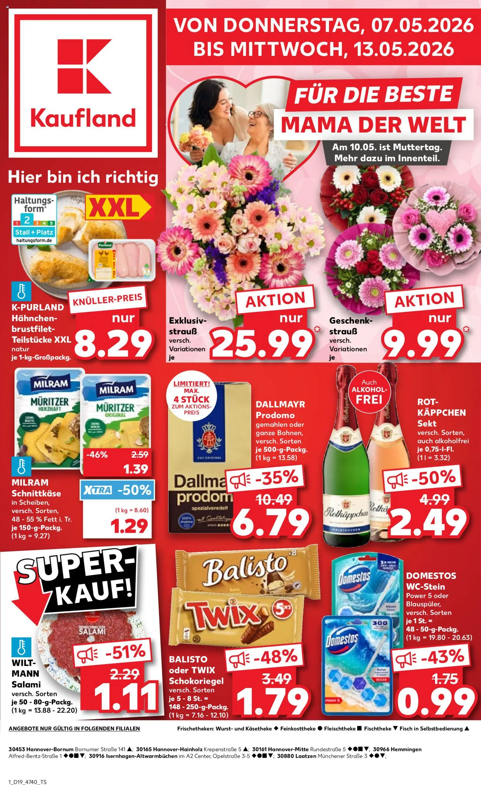 Voorbeeld van Kaufland DE - DE Folder Hannover van winkel Kaufland DE geldig vanaf 07-05-2026