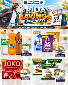 Preview of Take n Pay flyer valid from 09/10/2026