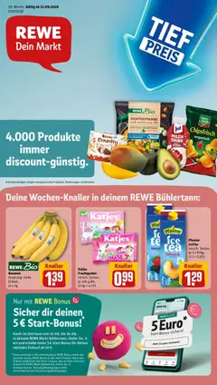 Vorschau von dem Prospekt des Geschäftes Rewe, gültig ab dem 21.09.2026