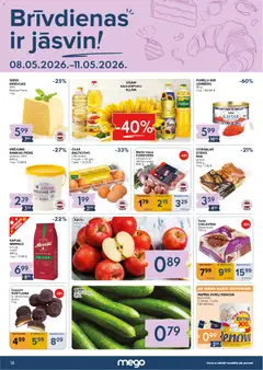 Skatīt Mego akciju bukletu, derīgs no 08.05.2026.