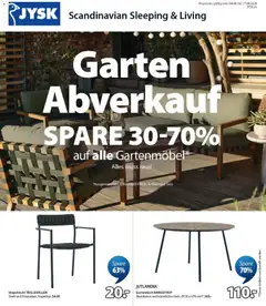 Vorschau des Merkblatts JYSK aktionen vom Shop JYSK gültig von 04.08.2026 bis 17.08.2026