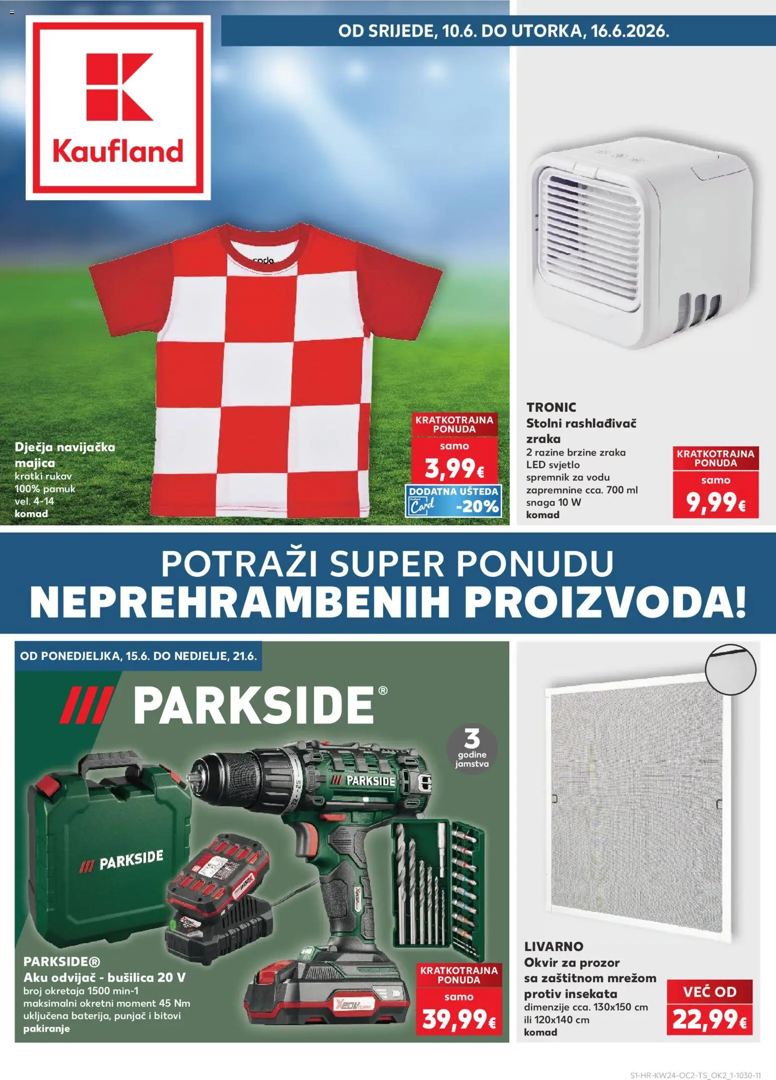 Pregled letka Rijeka Zamet trgovine Kaufland vrijedi od 10.06.2026