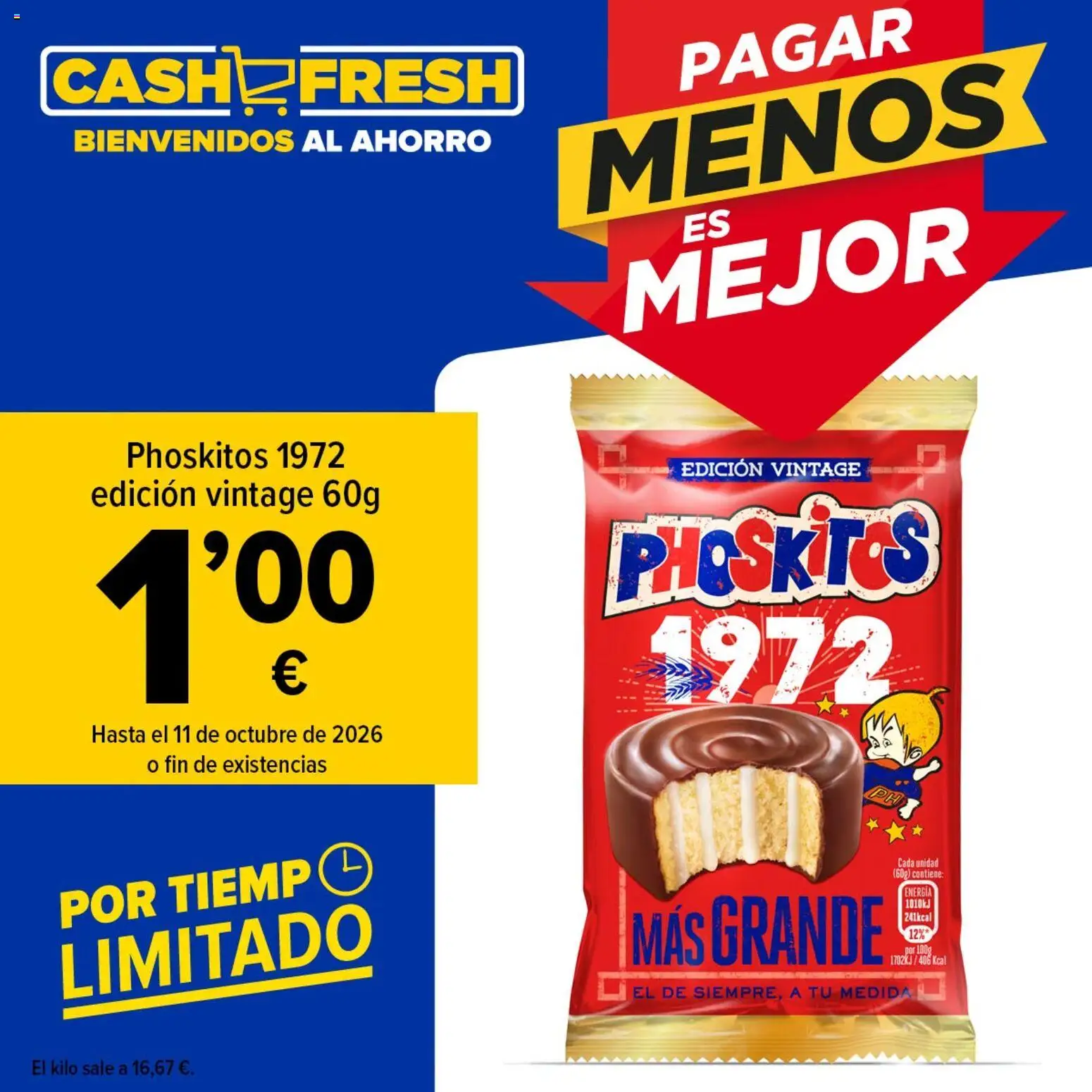 Vista previa del folleto de la tienda Cash Fresh válido desde el 11/10/2026 