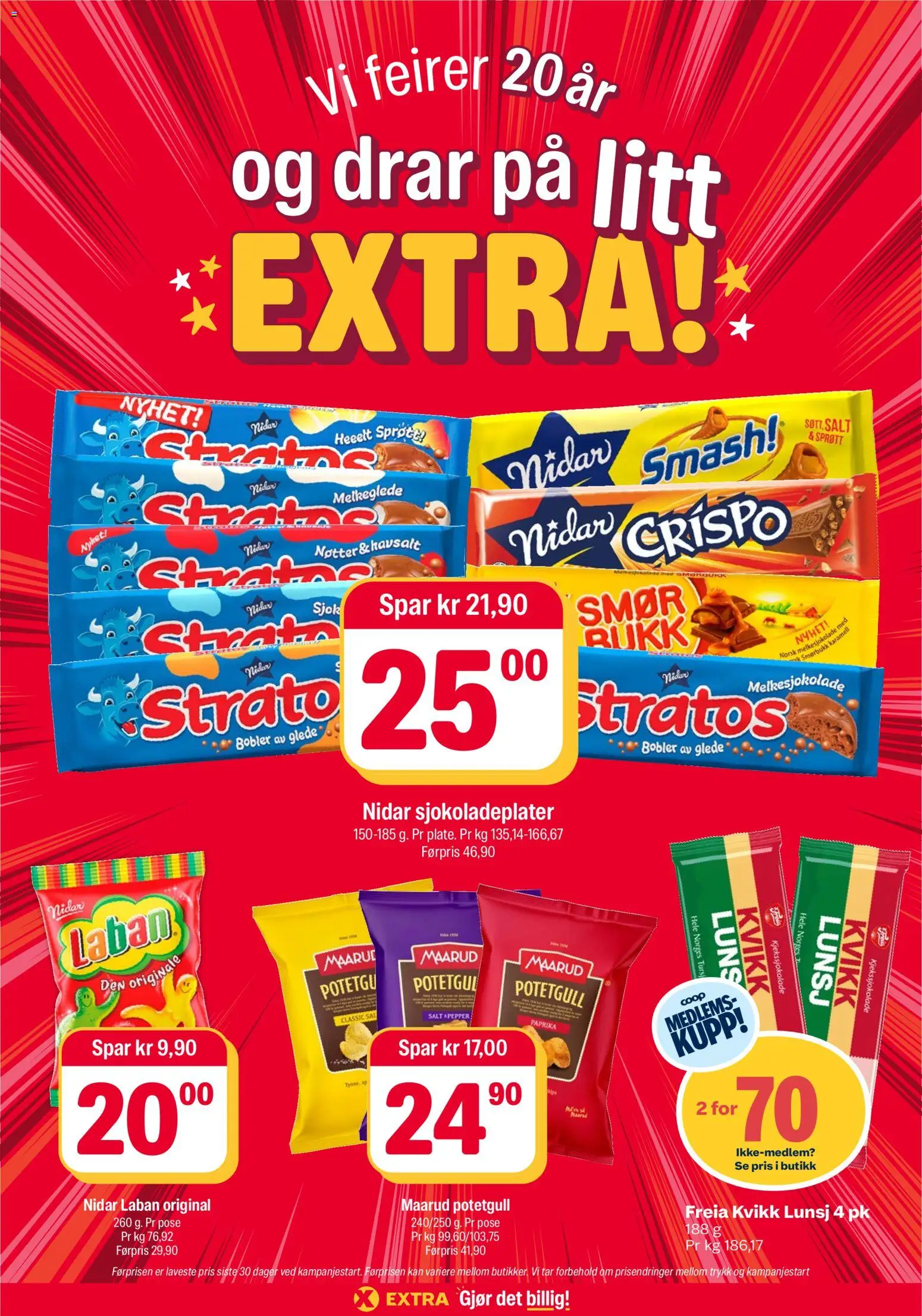 Forhåndsvis Coop Extra kundeavis fra butikk Coop Extra gyldig fra 14/09/2026