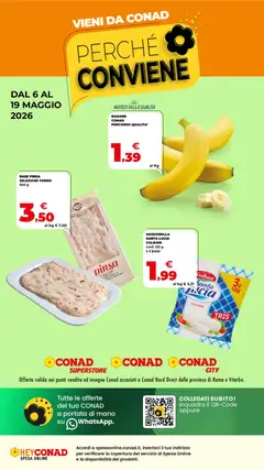 Anteprima dell'opuscolo Conad volantino Perché Conviene dal negozio Conad valido da 06/05/2026