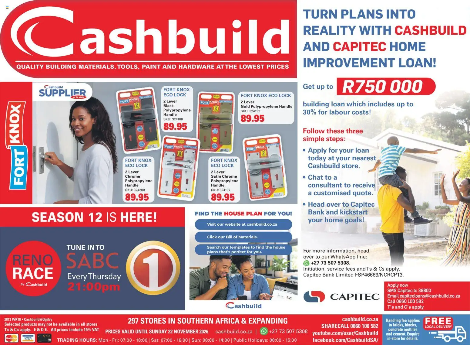 Preview of Cashbuild flyer valid from 29/10/2026 - Paint, Lock