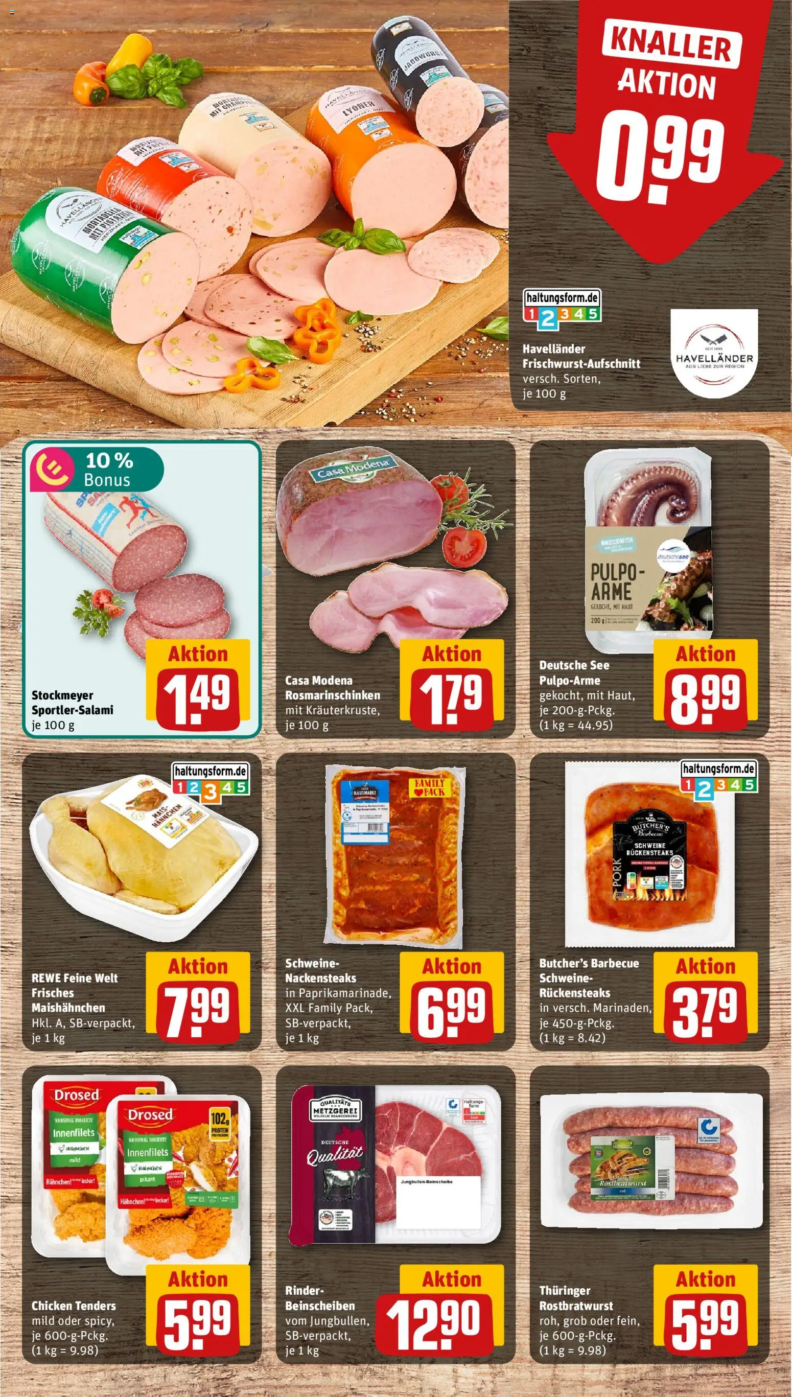Vorschau von dem Prospekt des Geschäftes Rewe, gültig ab dem 07.09.2026 - Pistazien, Mais, Hahnchen, Nackensteaks