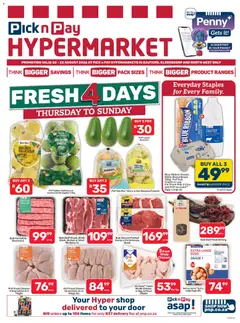 Preview of Pick n Pay flyer valid from 20/08/2026