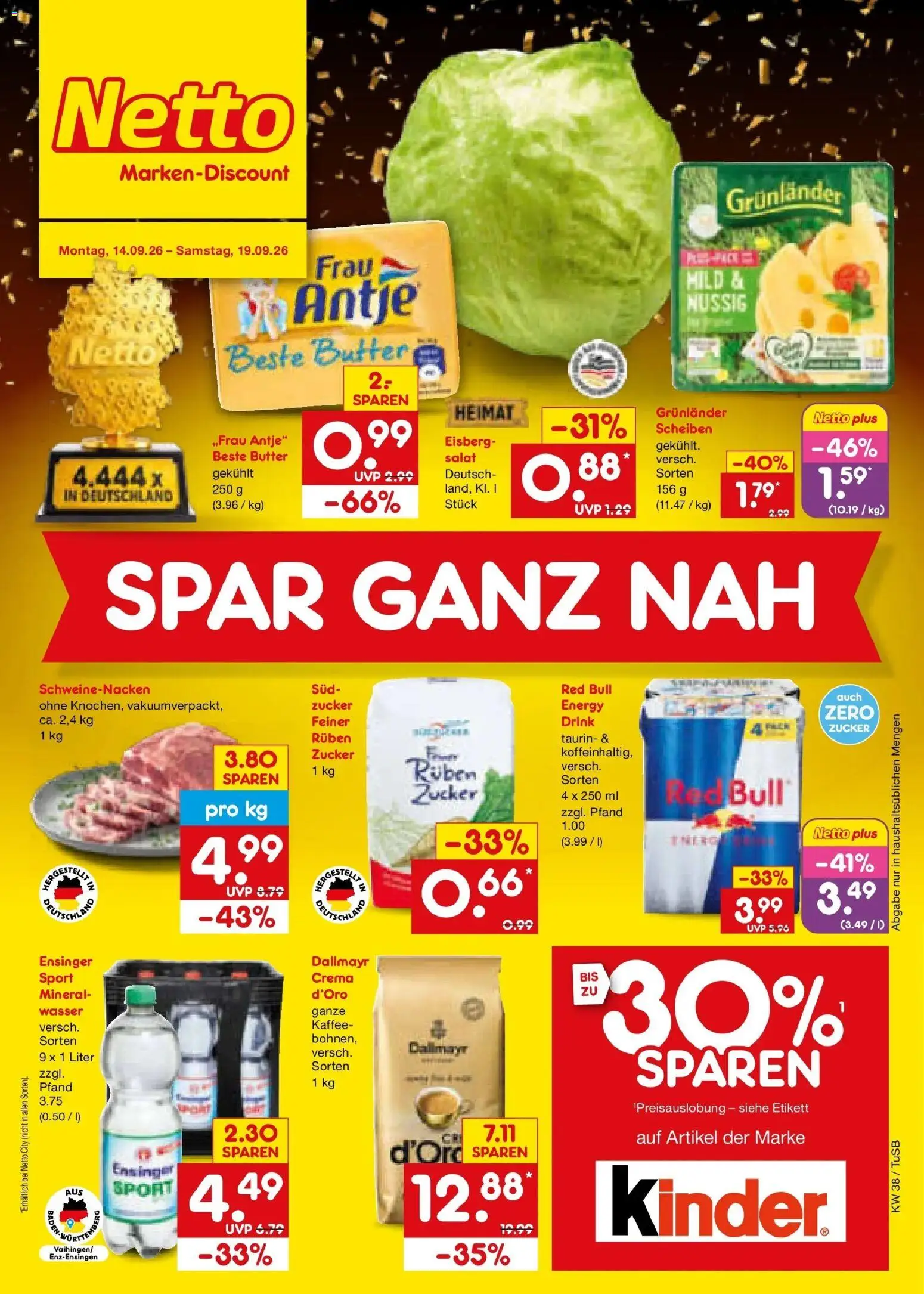 Vorschau von dem Prospekt des Geschäftes Netto Marken-Discount, gültig ab dem 14.09.2026