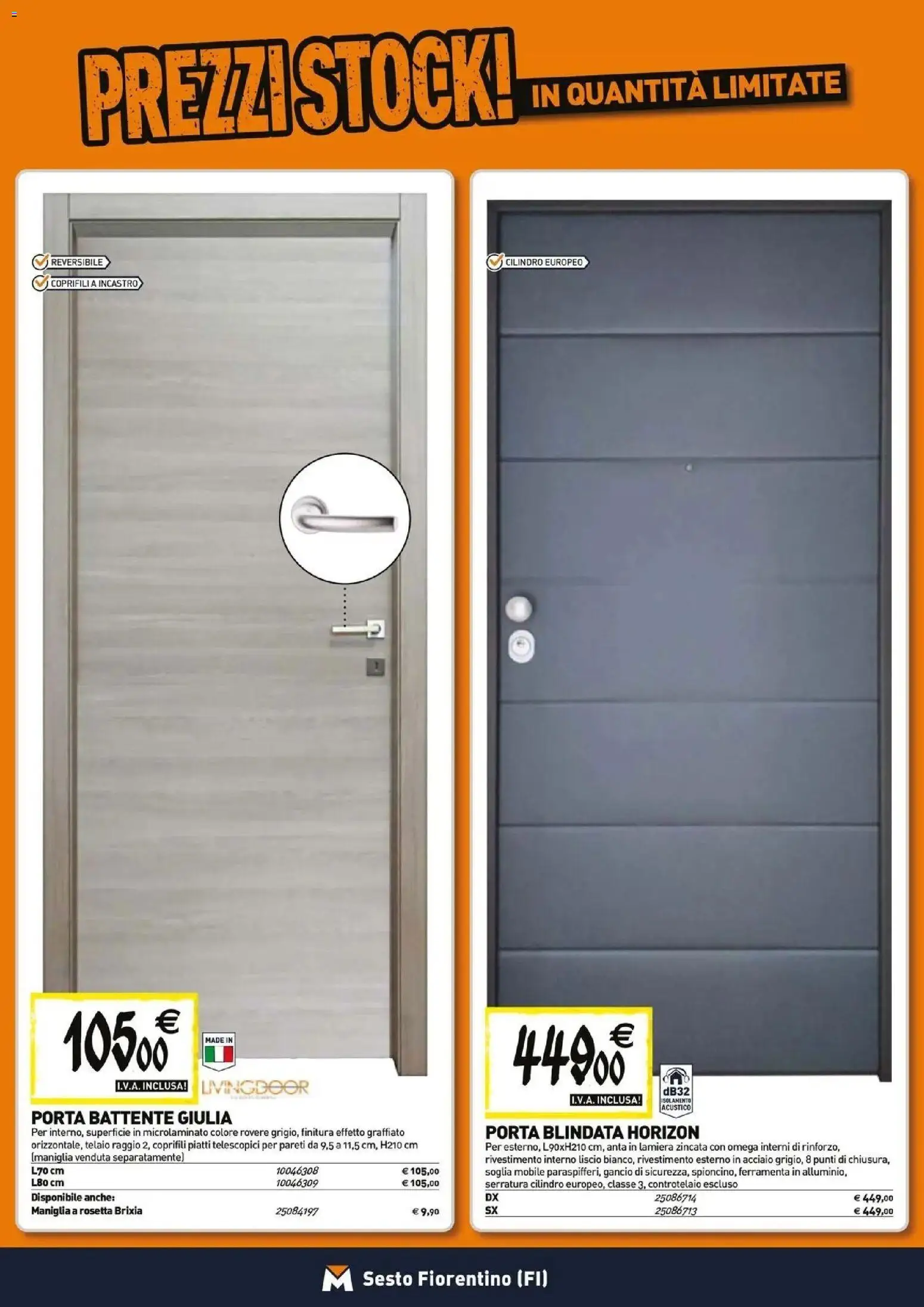 Anteprima dell'opuscolo TECNOMAT catalogo Sesto Fiorentino dal negozio TECNOMAT valido da 27/08/2026 - Omega, Mobile, Piatti, Porta
